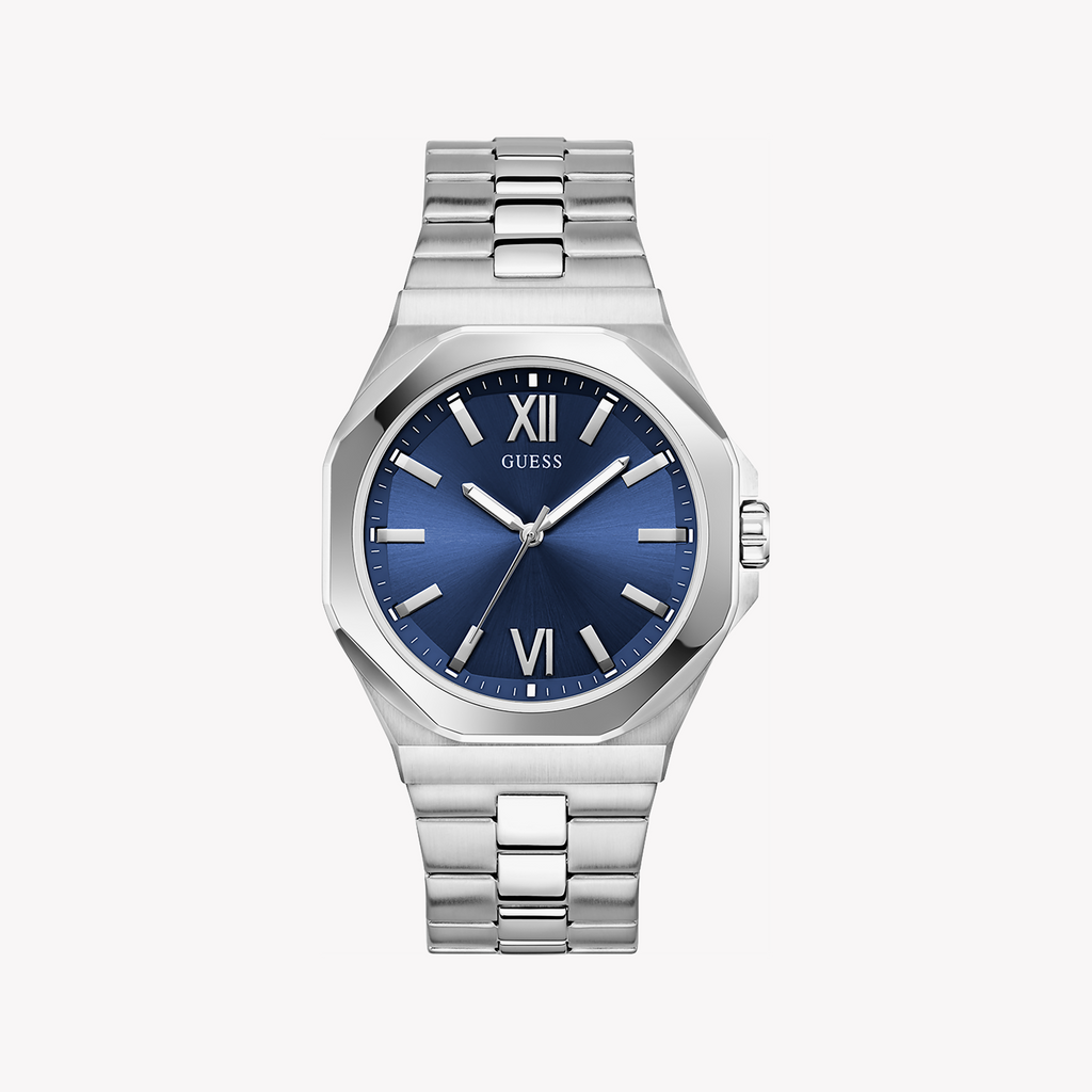 GUESS GW0849G1: Bold Sophistication in Stainless Steel Watch-i-Watch