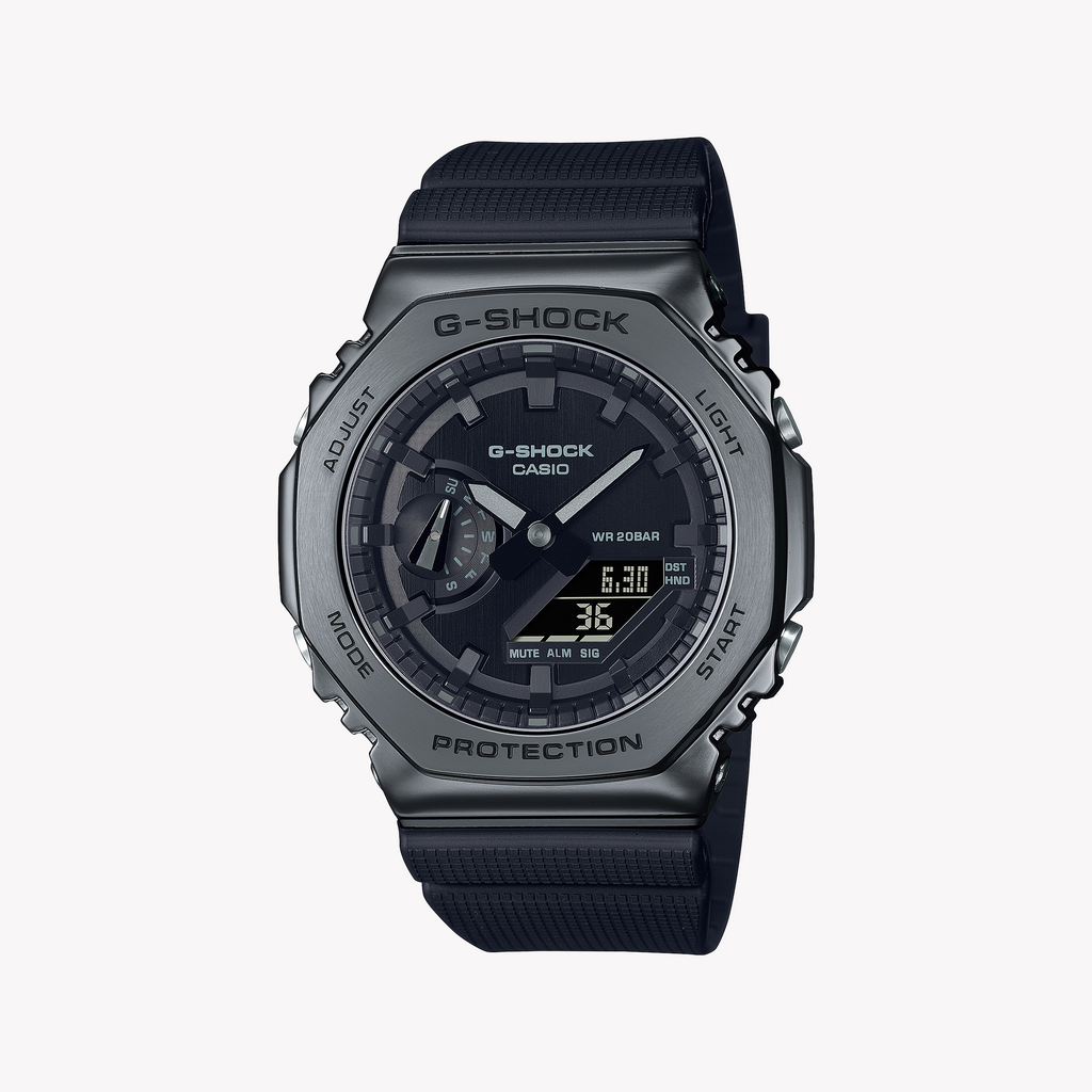 CASIO G-SHOCK GM-2100BB-1ADR OAK - SPORTY ELEGANCE IN BLACK
