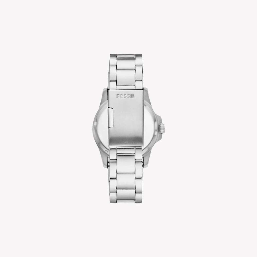 Fossil Men's Silver Watch, Black Dial | Fs6032 by i-watch