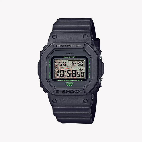 Casio G-Shock Dw-5600mnt-1dr Adventure - Artistic Black Resin Men's Watch by i-watch