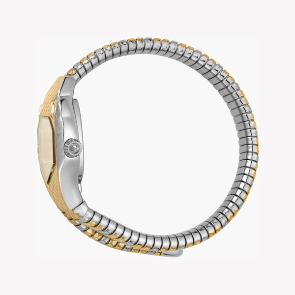 Just Cavalli Women's Silver & Gold Watch, White Dial | Jc1l177m0055 by i-watch