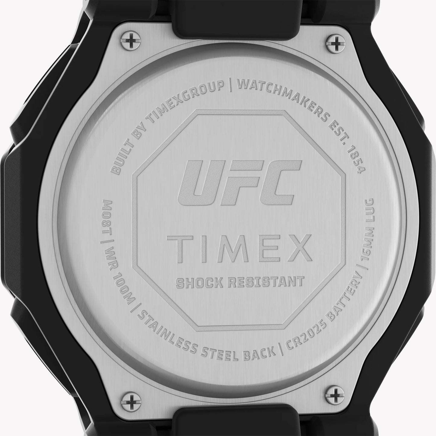 Timex UFC Colossus 45mm Resin Strap Watch TW2V55200 Men's Watch