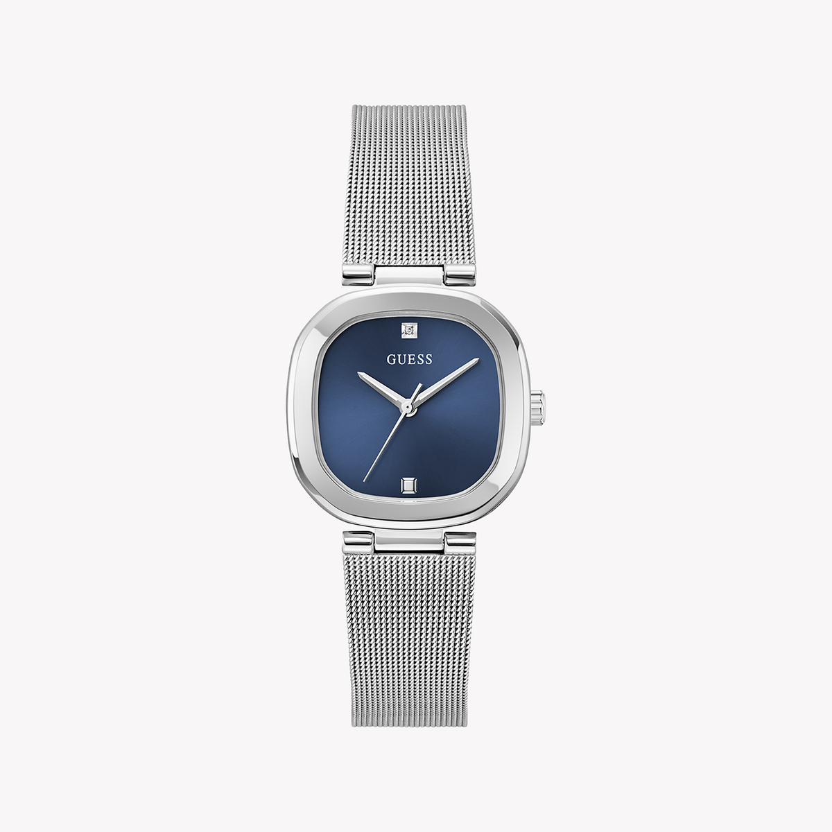 GUESS GW0768L1 SILVER CHARM - ELEGANT WOMEN'S TIMEPIECE WITH BLUE DIAL AND MESH BAND