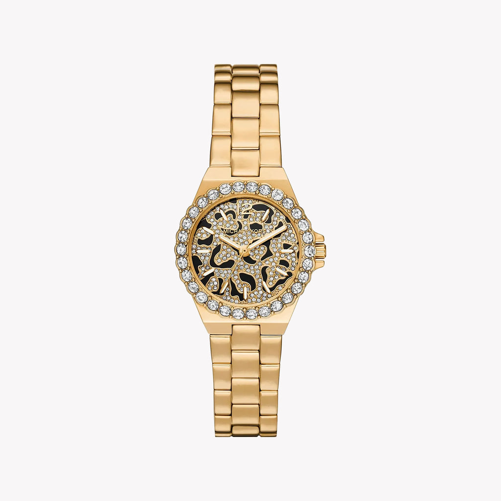 MICHAEL KORS MK7394 GOLD SOPHISTICATION - ELEGANT WOMEN'S TIMEPIECE WITH BLACK DIAL