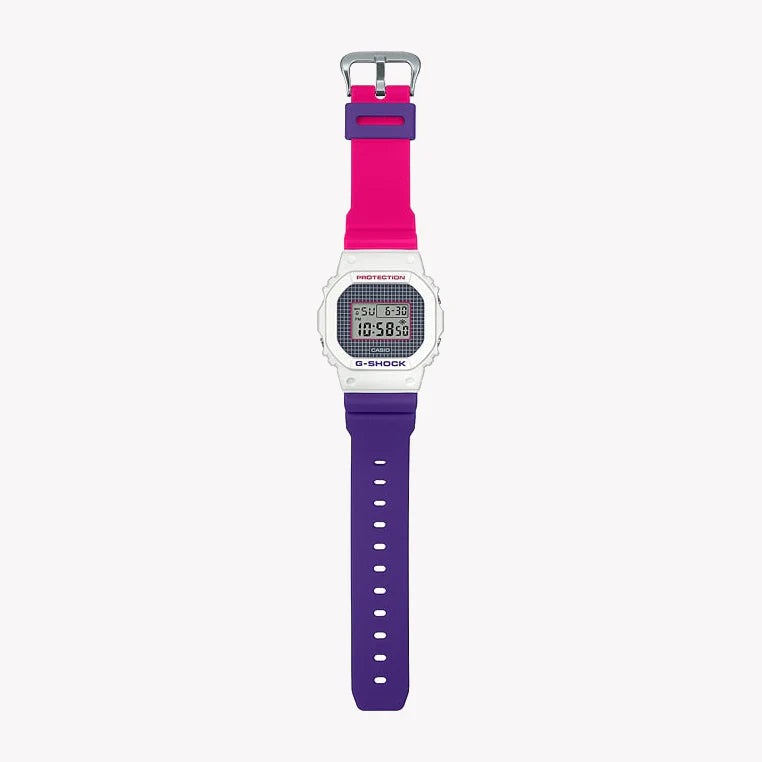 Casio G-Shock Dw-5600thb-7dr - Vibrant Adventure Timepiece With Multicolor Band & White Case by i-watch