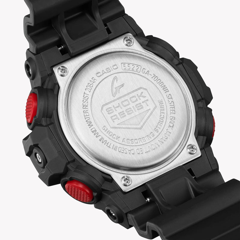 G-Shock Men's Black Resin Watch, Digital Display | Ga-700bnr-1adr by i-watch