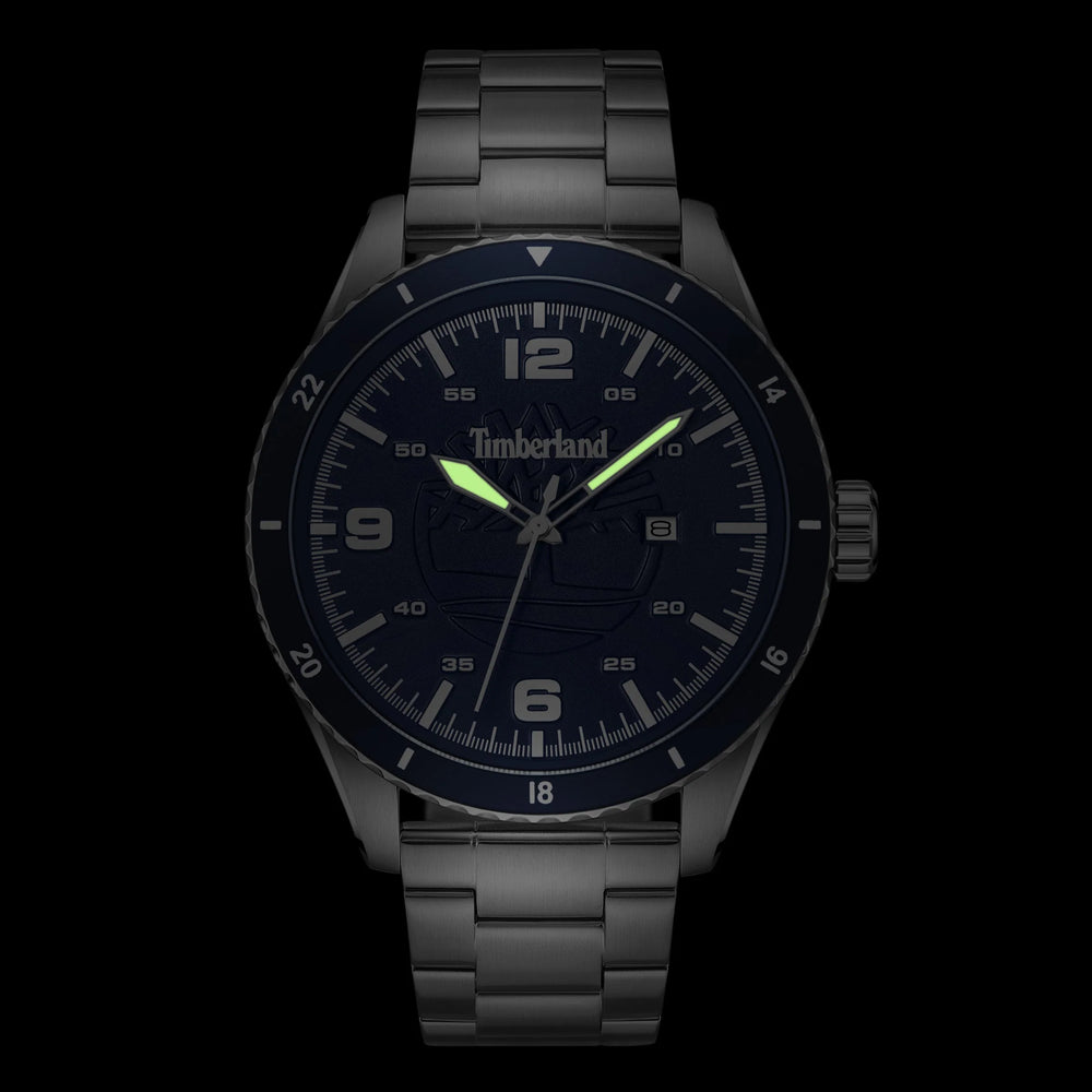 Timberland Men's Silver Watch, Blue Dial | Tbl16148js/02 by i-watch