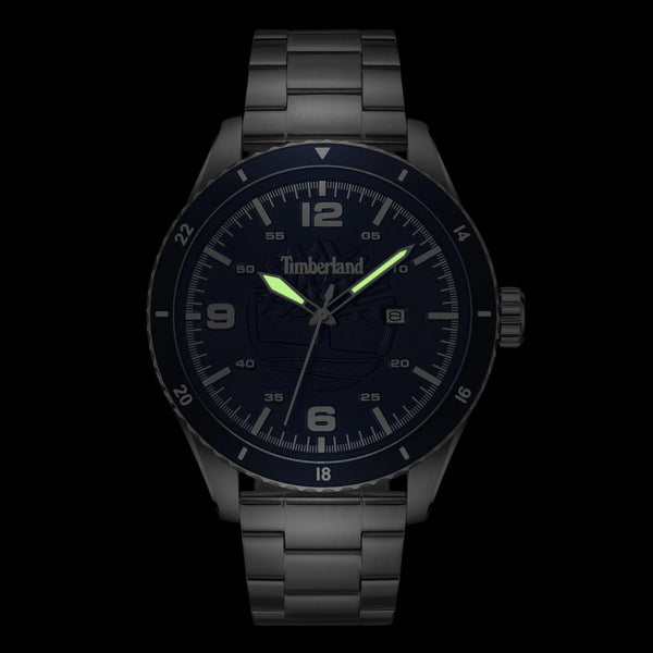Timberland Men's Silver Watch, Blue Dial | Tbl16148js/02 by i-watch