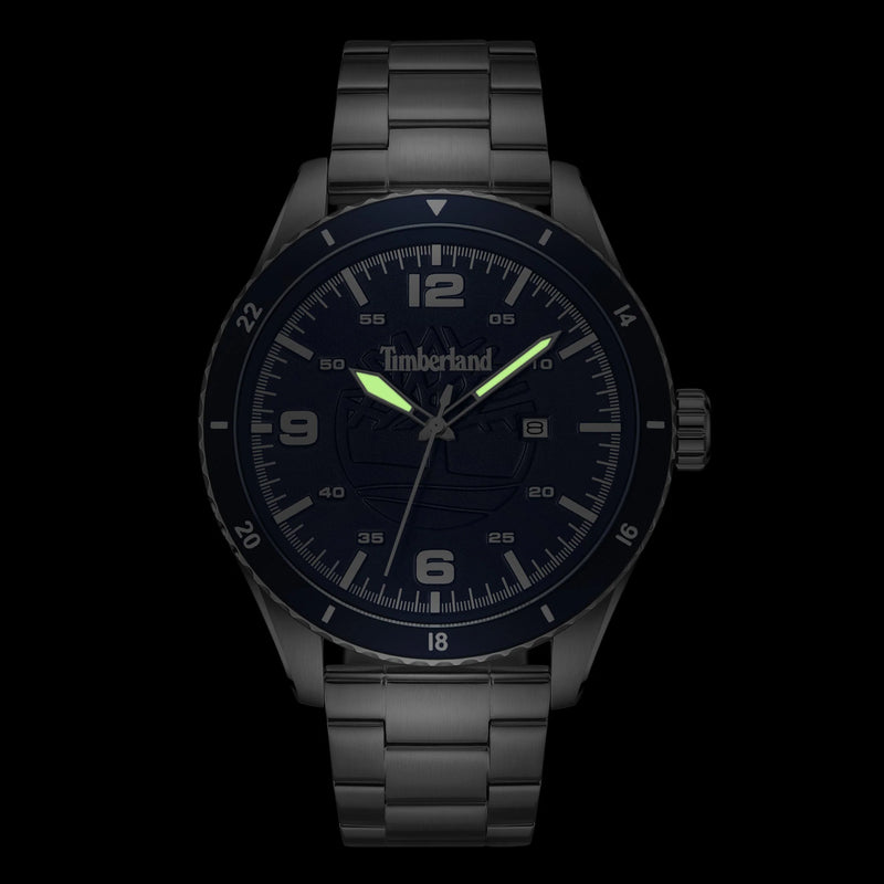 Timberland Men's Silver Watch, Blue Dial | Tbl16148js/02 by i-watch