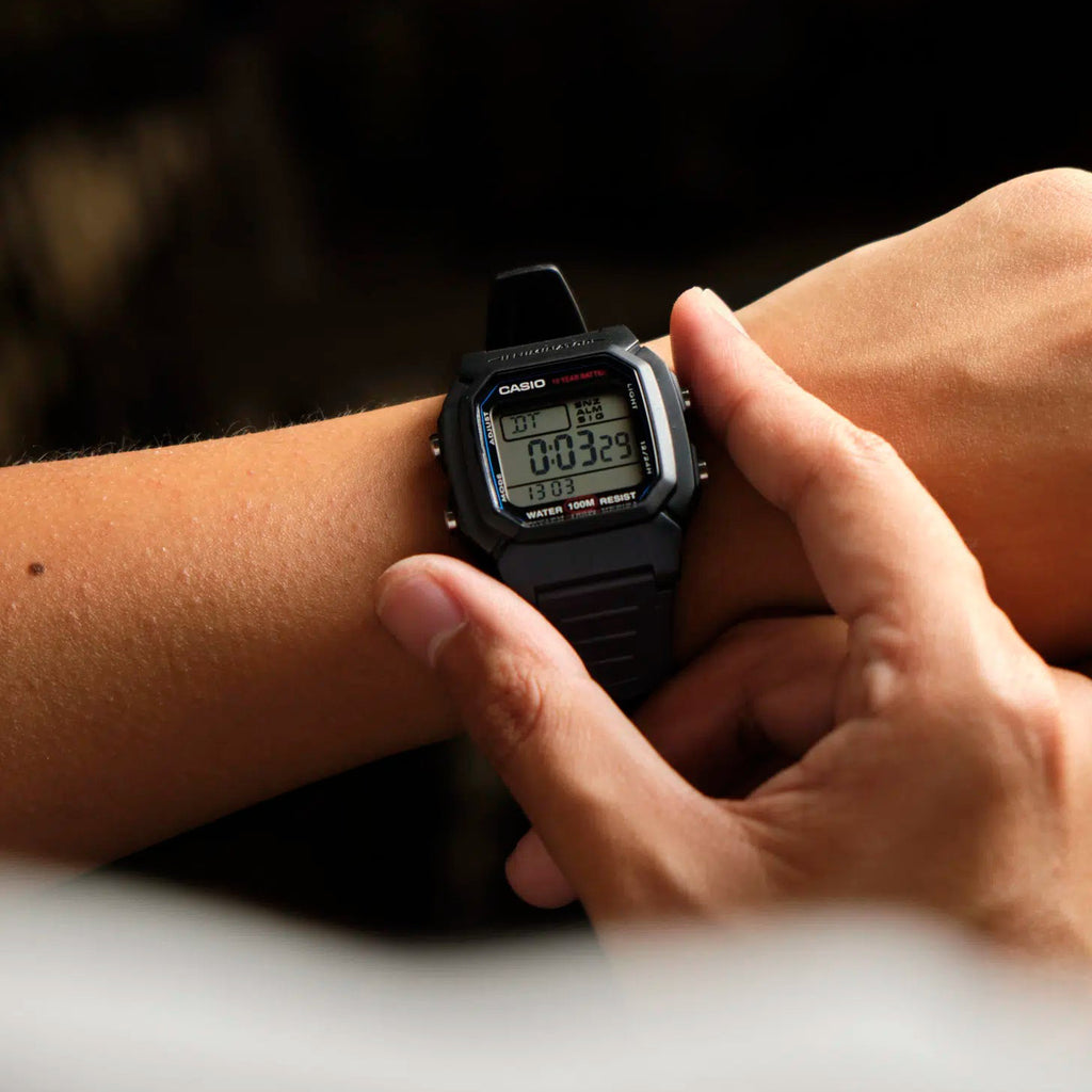 CASIO W-800H-1AVDF RUGGED SPORT - ADVENTURE READY MEN'S WATCH with black resin band and digital dial-i-Watch-4