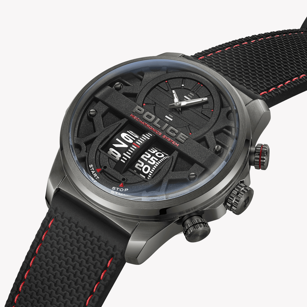 POLICE PEWJM0006505 TIMELESS ELEGANCE - MODERN MEN'S WATCH WITH SILVER STAINLESS STEEL & BLACK DIAL-i-Watch-2