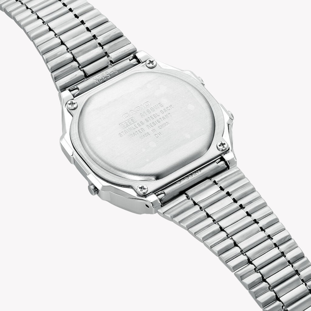 CASIO A168WEM-2EF TIMELESS ELEGANCE - UNISEX MULTIFUNCTIONAL WRISTWATCH IN REFINED RESIN AND METAL-i-Watch-3