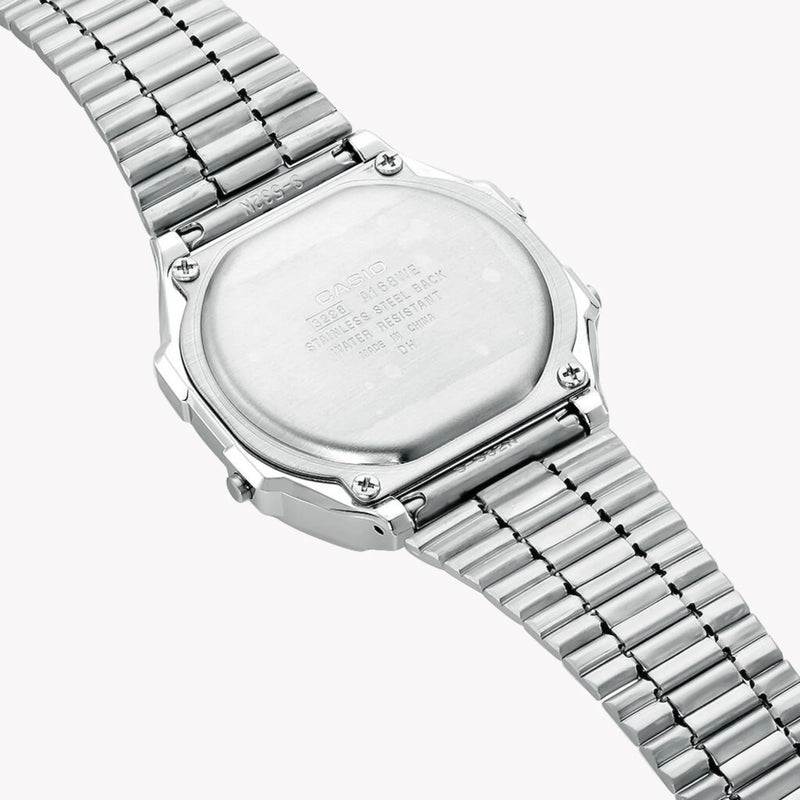 Casio Unisex Resin Watch, Metal Strap | A168wem-2ef by i-watch
