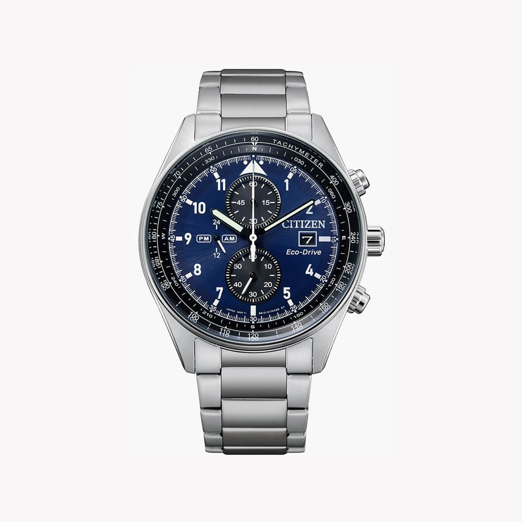 CITIZEN CA0770-81L - STYLISHLY FUNCTIONAL MEN'S CHRONOGRAPH WATCH IN SLEEK SILVER & BLUE