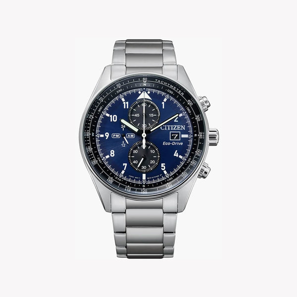 Bold Performance Men's Silver Stainless Steel Watch, Blue Dial | Ca0770-81l by i-watch