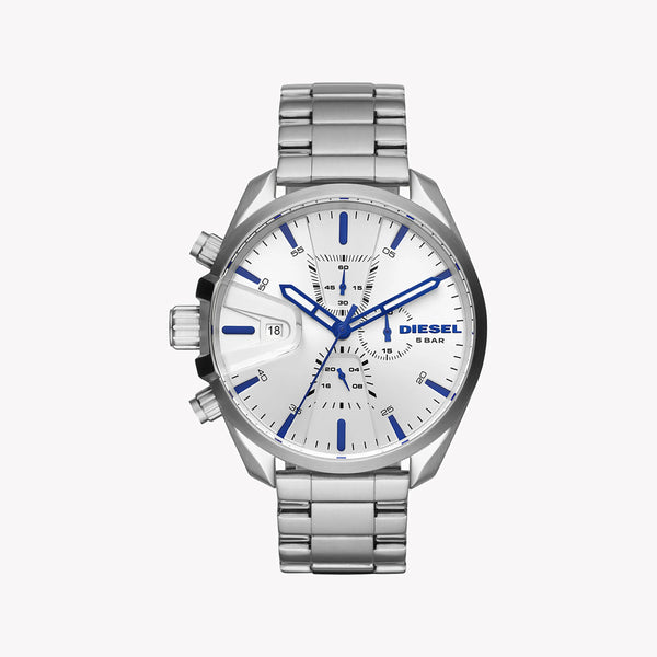 Diesel Men's Silver Watch, White Dial | Dz4473 by i-watch
