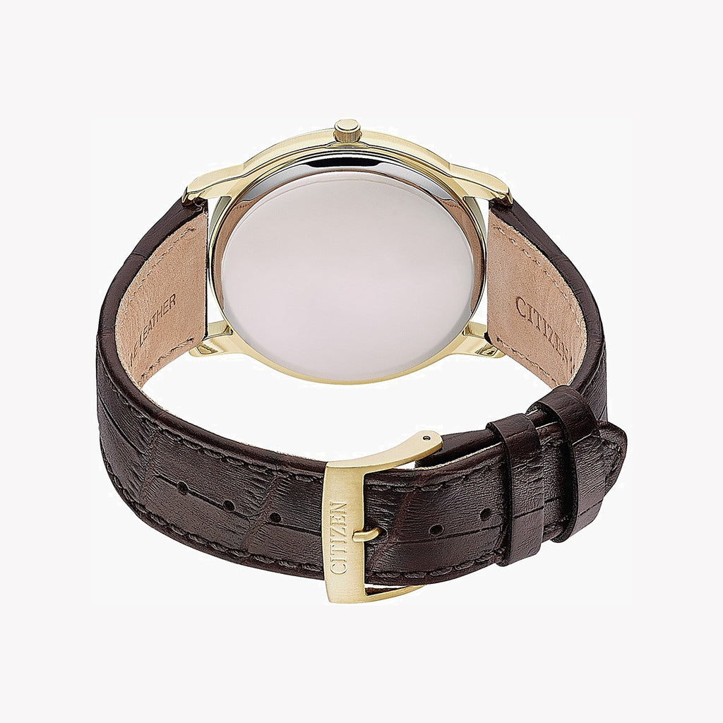 CITIZEN AW1212-10A MODERN UTILITY - ELEGANT GOLD ACCENTED MEN'S ECO-DRIVE WATCH-i-Watch-2