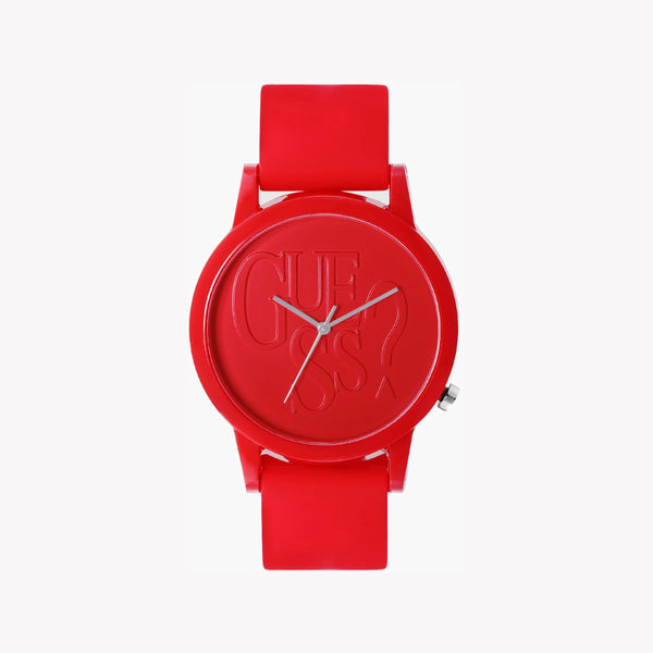 Guess Watches Men's Red Silicone Watch, Quartz | V1019m3 by i-watch
