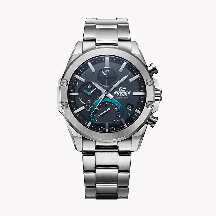 CASIO EDIFICE EQB-1000D-1ADR - RUGGED ELEGANCE MEN'S SMART WATCH with Bluetooth and Water Resistance