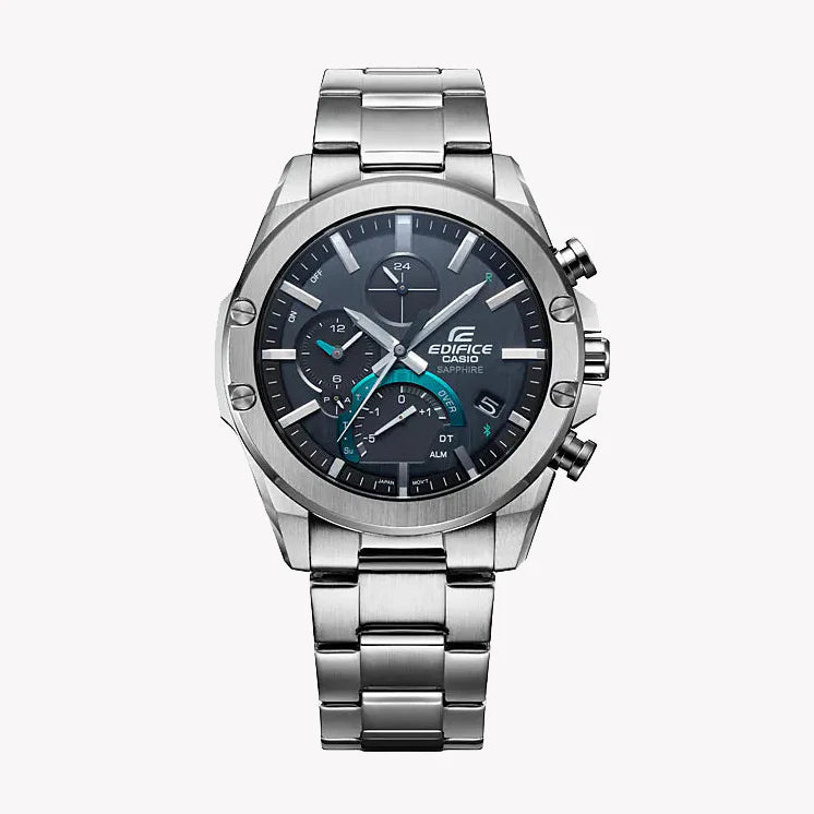 Casio Edifice Eqb-1000d-1adr - Rugged Elegance Men's Smart Watch With Bluetooth And Water Resistance by i-watch