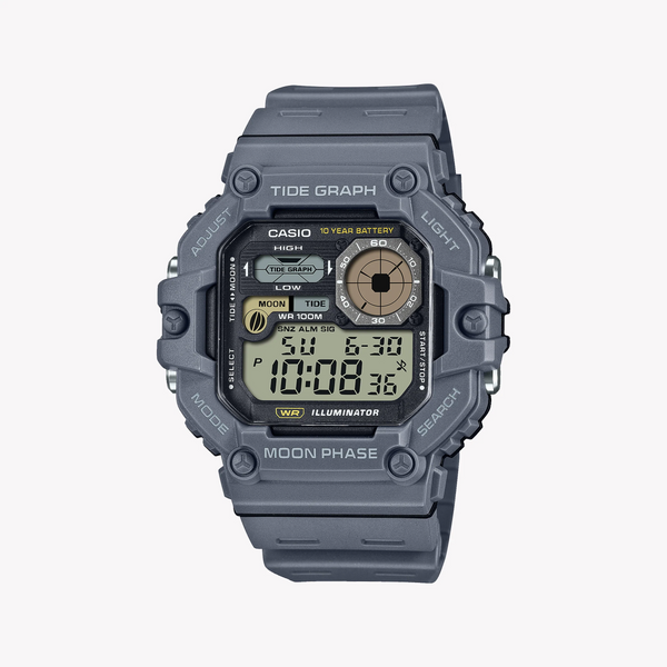 Casio Men's Gray Resin Watch, Sporty Design | Ws-1700h-8avdf by i-watch