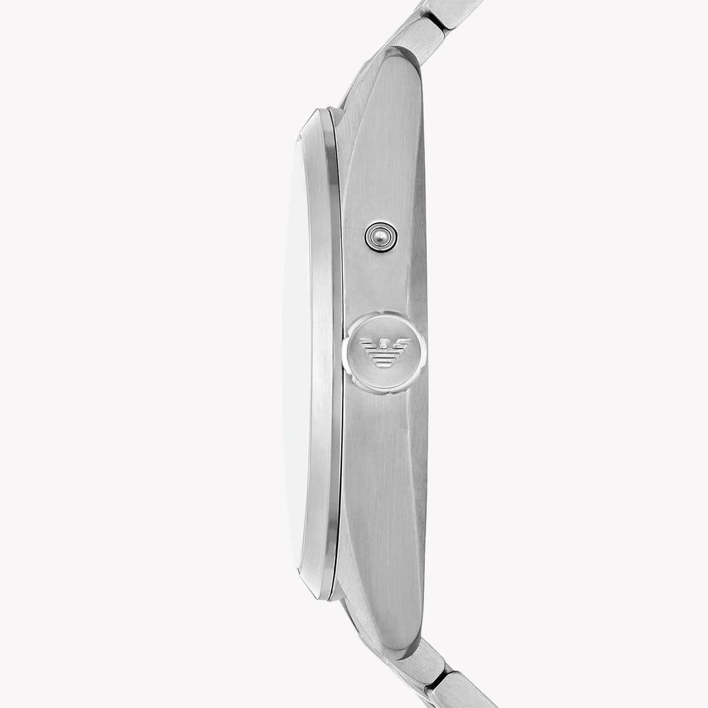Emporio Armani Men's Silver Stainless Steel, Blue Dial | Ar11553 by i-watch