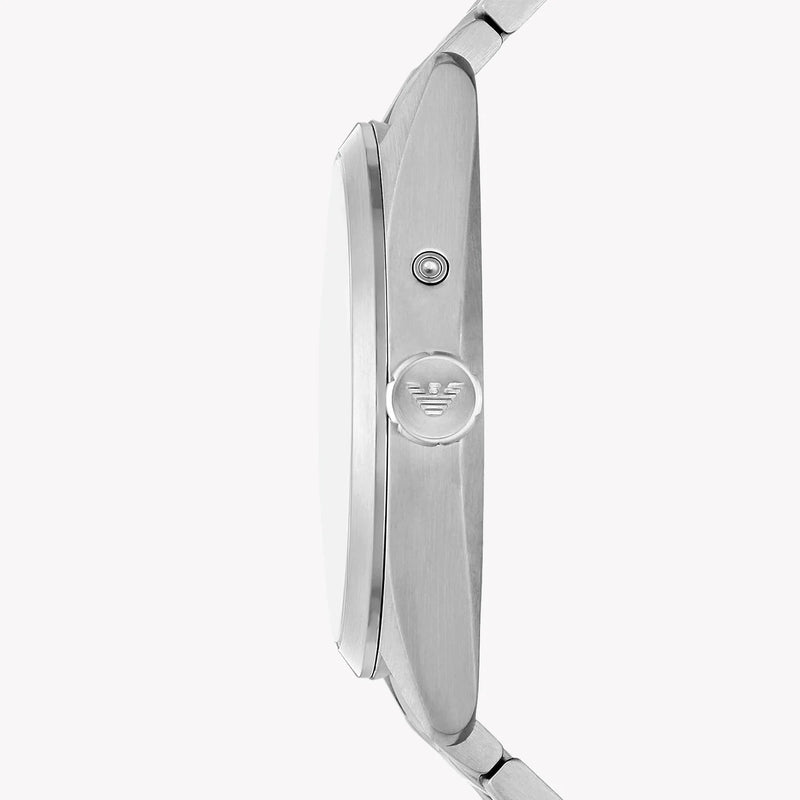 Emporio Armani Men's Silver Stainless Steel, Blue Dial | Ar11553 by i-watch