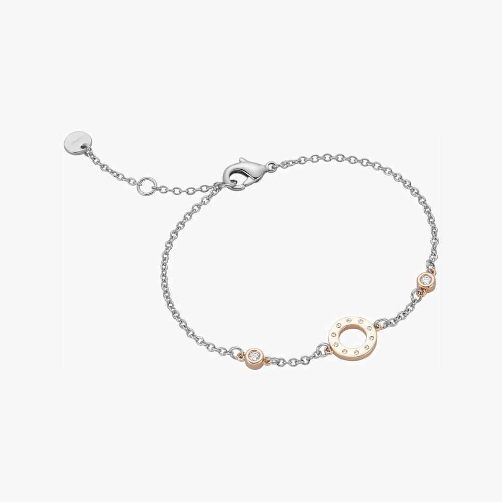 Esprit Women's Silver & Rose Gold Watch, Silver Dial | Es1l020m0015 by i-watch