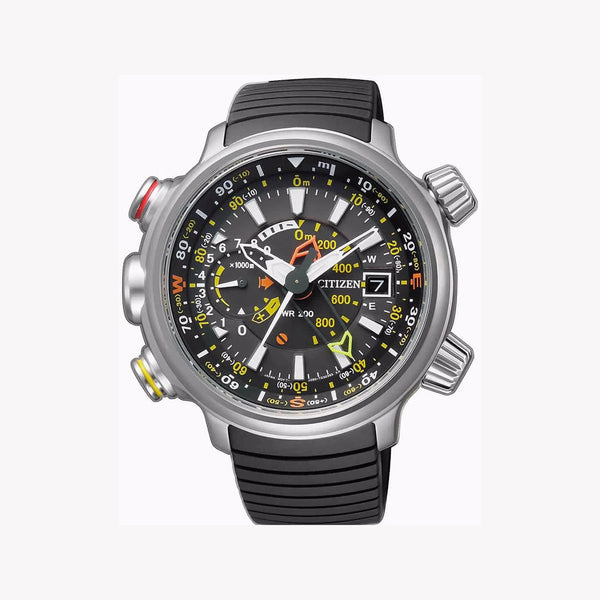 Citizen Bn4021-02e Rugged Elevation - Men's Eco-Drive Watch With Titanium Case & Silicone Band by i-watch
