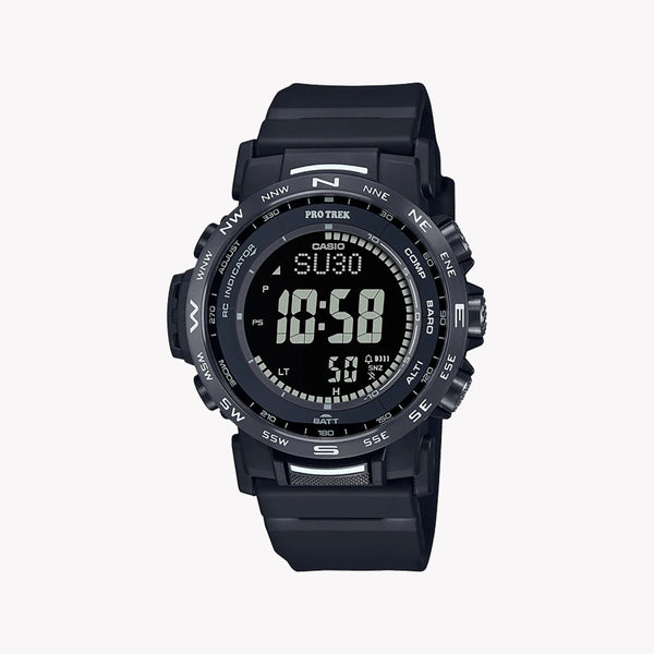 Casio Men's Stainless Steel & Resin Watch, Black | Prw-35y-1ber by i-watch