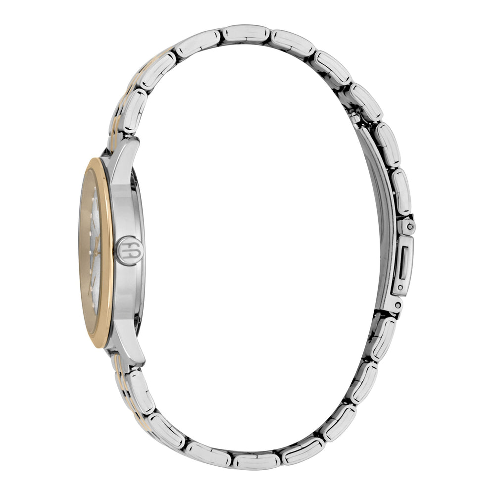 Esprit Women's Watch With Silver Stainless Steel Case And Silver & Gold Stainless Steel Band by i-watch
