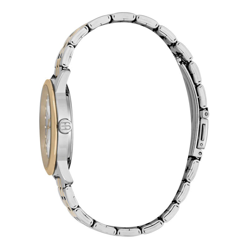 Esprit Women's Watch With Silver Stainless Steel Case And Silver & Gold Stainless Steel Band by i-watch