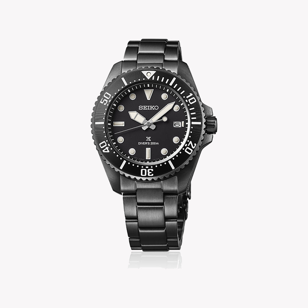 SEIKO PROSPEX SNE599P1 Men's Solar Watch, 41mm, Black Dial-i-Watch-3