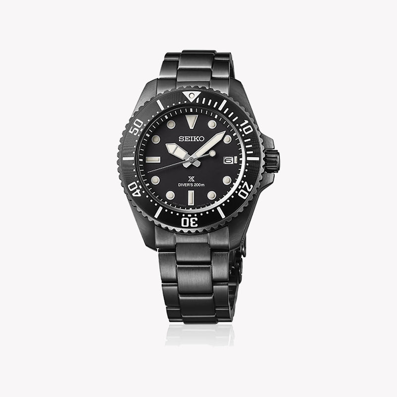 SEIKO PROSPEX SNE599P1 Men's Solar Watch, 41mm, Black Dial-i-Watch-3