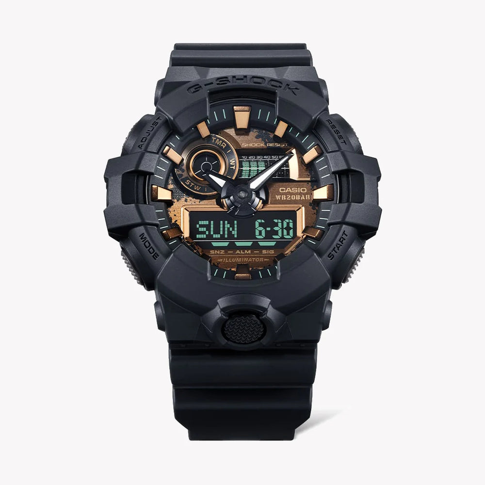 G-Shock Men's Black Resin Watch, Digital Dial | Ga-700rc-1adr by i-watch