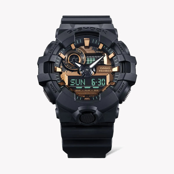 G-Shock Men's Black Resin Watch, Digital Dial | Ga-700rc-1adr by i-watch