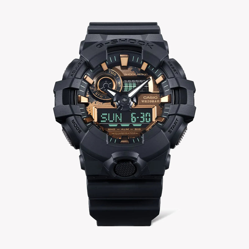 G-Shock Men's Black Resin Watch, Digital Dial | Ga-700rc-1adr by i-watch