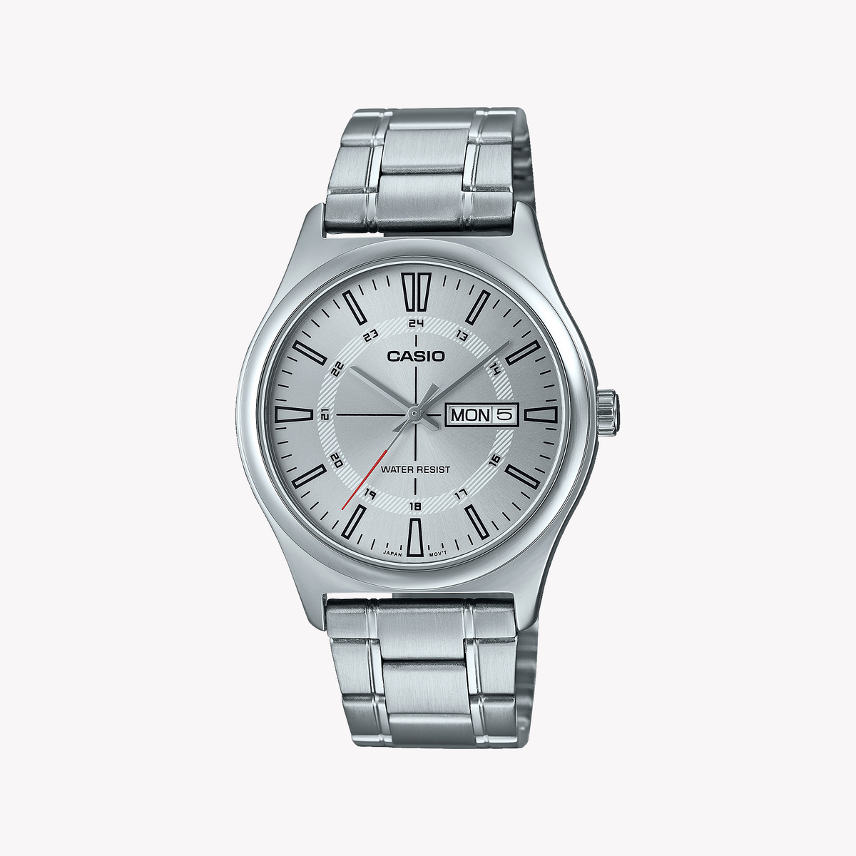 CASIO MTP-V006D-7CUDF - SOPHISTICATED SPORTY ELEGANCE Men's Analog Watch in Silver Stainless Steel