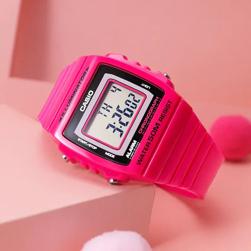 Timeless Innovation Unisex Resin Pink Watch, Digital Display | W-215h-4 by i-watch
