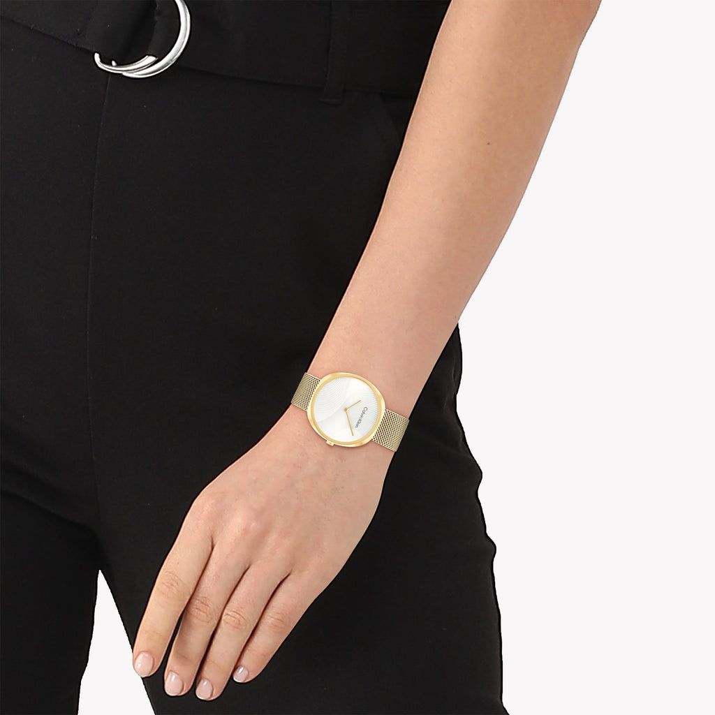 CK CALVIN KLEIN NEW COLLECTION - ELEGANT GOLD STAINLESS STEEL WOMEN'S WATCH-i-Watch-4