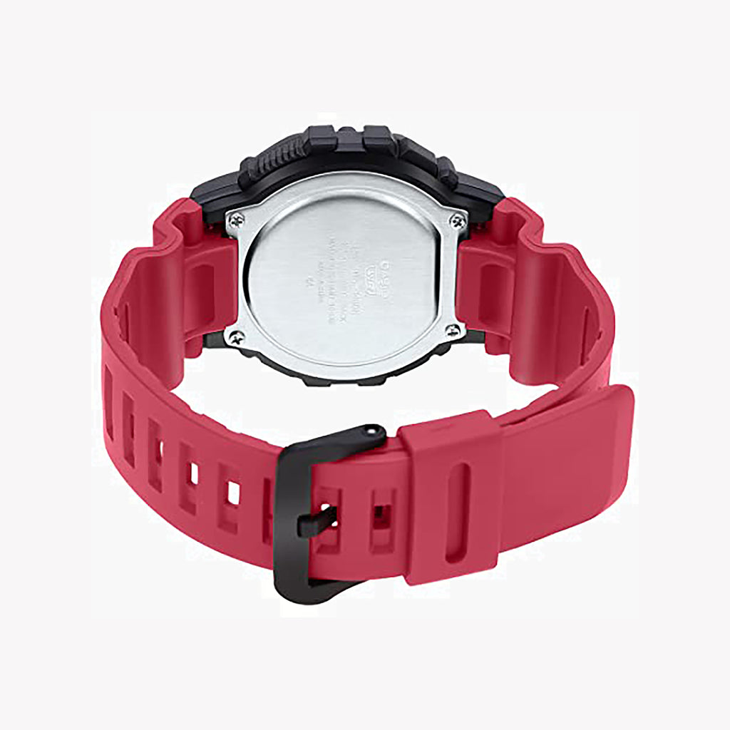CASIO WS-1400H-4AVDF ADVENTURE TIMEKEEPER - BOLD BLACK & RED MEN'S WATCH-i-Watch-3