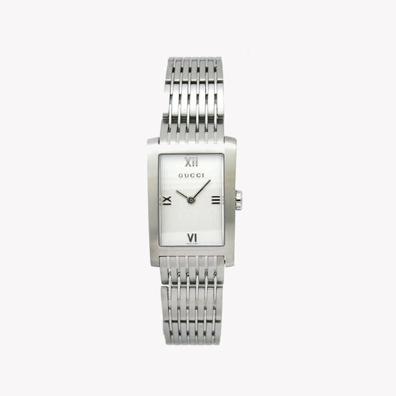 Gucci Women's Silver Stainless Steel Watch, Silver Dial | Ya086405 by i-watch
