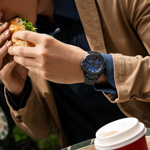 CASIO G-SHOCK GST-B400BD-1A2DR - SPORTY SOPHISTICATION MEN'S WATCH with Black Stainless Steel Band and Digital Dial-i-Watch-4