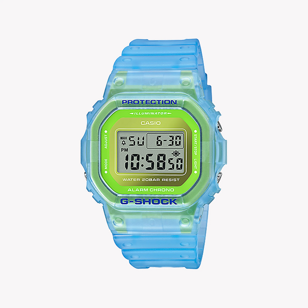 Casio G-Shock Dw-5600ls-2dr - Vibrant Blue Adventure Timepiece For Men With Resilient Resin Design by i-watch