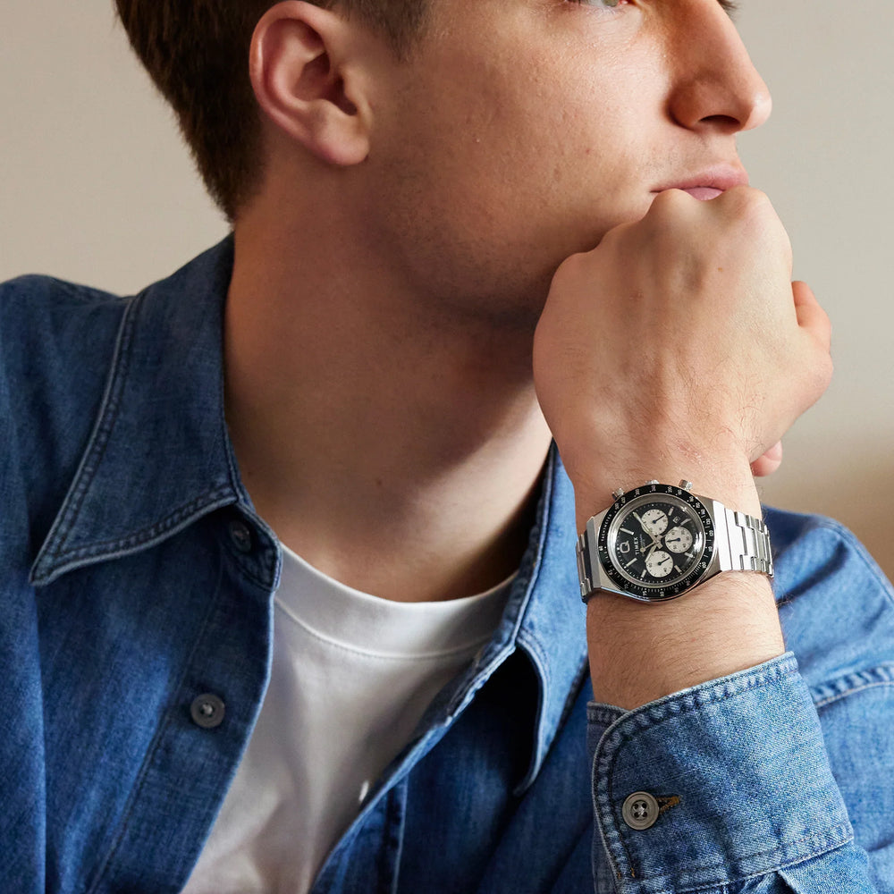 Timex Men's Stainless Steel Blue Dial Watch, Silver | Tw2w51600 by i-watch