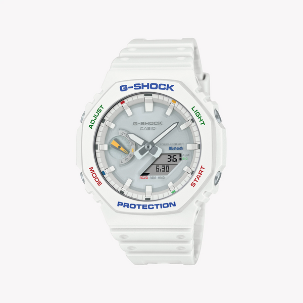 G-Shock Men's White Resin Watch, Carbon Core | Ga-B2100fc-7adr by i-watch