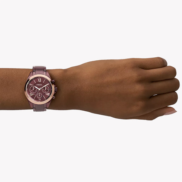Fossil Women's Stainless Steel Watch, Red Dial | Bq3281 by i-watch