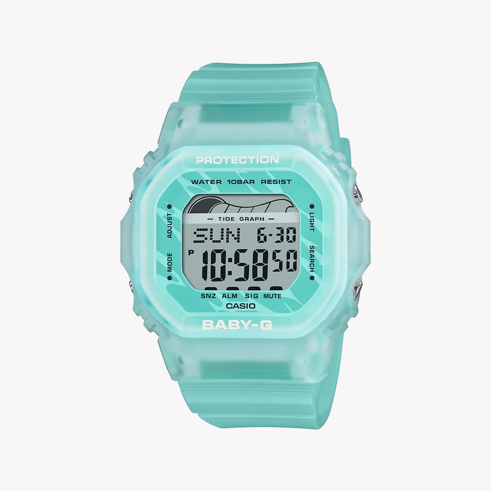 Baby-G Blx-565s-2dr: Adventure-Ready Women's Watch With Beach Vibes & Tide Graph! by i-watch