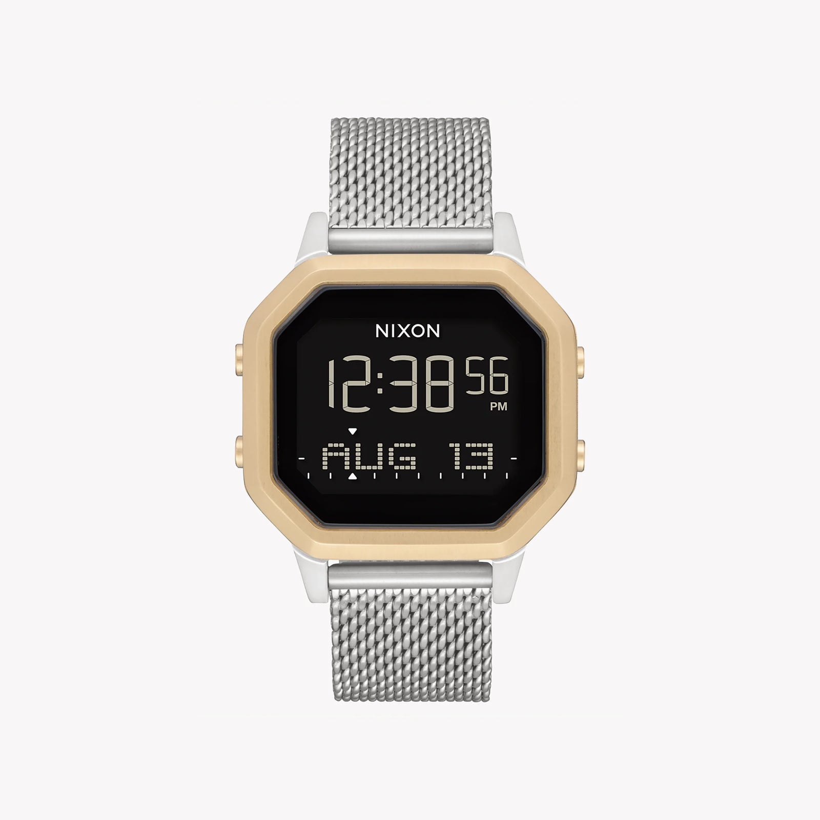 Nixon Women's Silver Stainless Steel Watch, Gold Band | A1272-1431 by i-watch