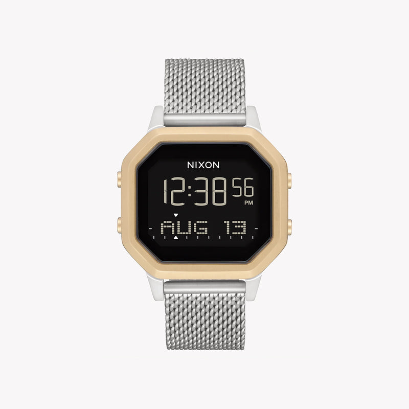Nixon Women's Silver Stainless Steel Watch, Gold Band | A1272-1431 by i-watch